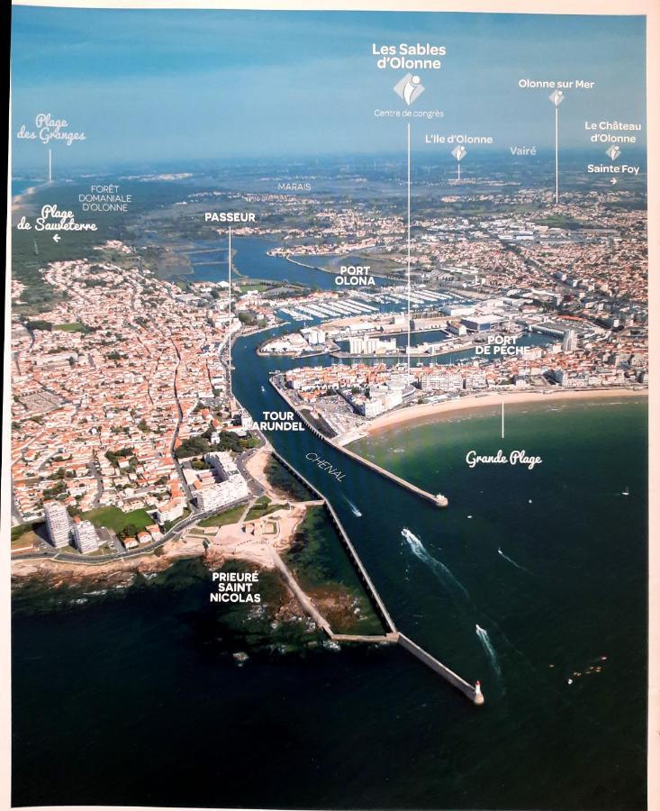 Appartement Vue Sur Mer Les Sables-dʼOlonne Exterior foto